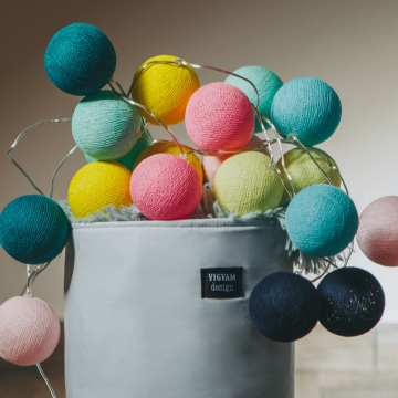 Cotton Ball Lights, kolekce Cute Tribe, girly