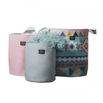 Koše na hračky Cute Tribe Girly - set 3 kusů