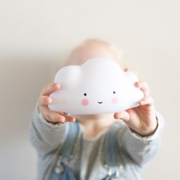 Noční světýlko Cloud, bílé