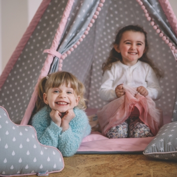 Teepee Stars, Pink