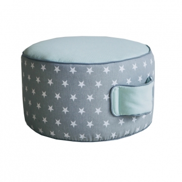 Sedací puff Stars mint