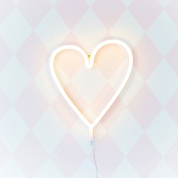 Neonové světlo Heart