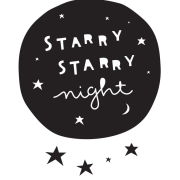 Samolepky na zeď Starry Starry night