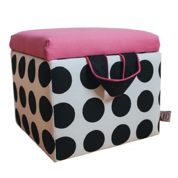 Taburet Magenta Dots