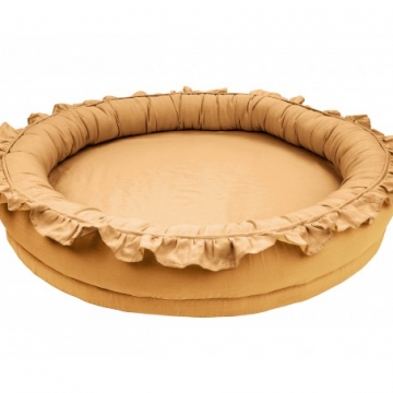 Hnízdečko Junior lněné, Caramel