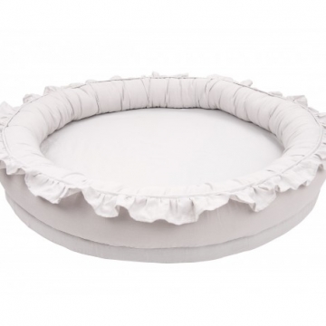 Hnízdečko Junior lněné, Light gray