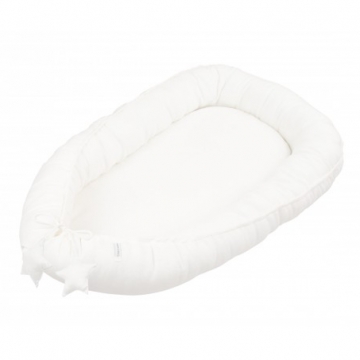 Lněné Hnízdečko pro miminko Pure, White