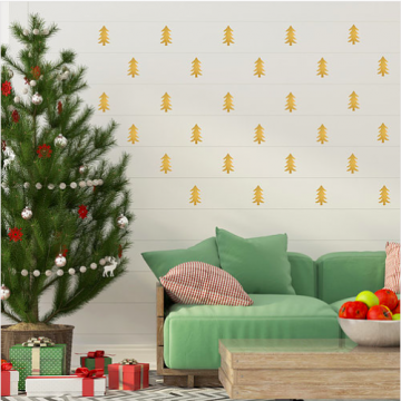 Samolepky na zeď Trees, zlaté
