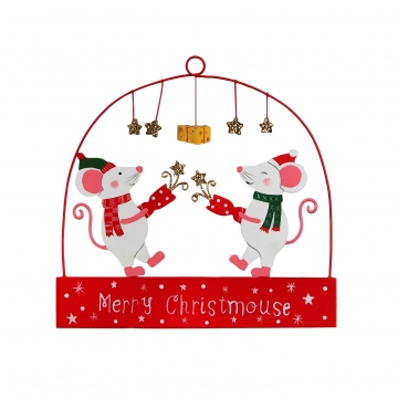 Merry Christmouse vánoční vývěska