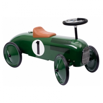 Odrážedlo Retro Závodní auto, zelené