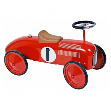 Odrážedlo Retro Závodní auto, červené