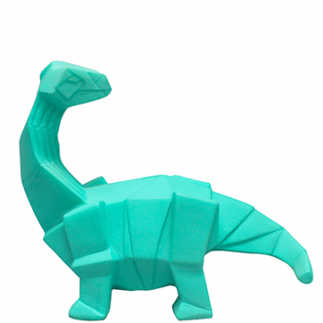 Noční lampička LED Origami Dinosaurus, tyrkysový