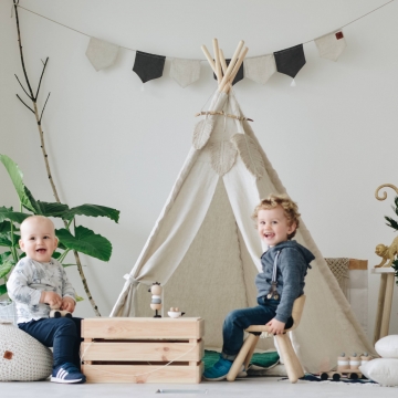 Teepee My Linen World, Natur