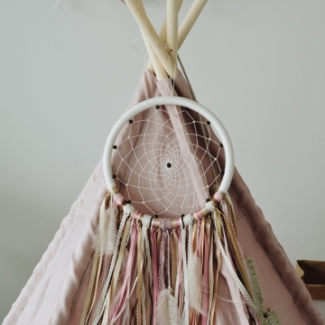 Velký lapač snů Boho Chic, Rose