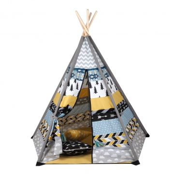 Gypsy teepee, Blue