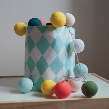 Cotton Ball Lights, kolekce Dots & Rainbow Colors