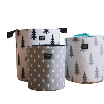 Koše na hračky Modern Boys' - set 3 kusů